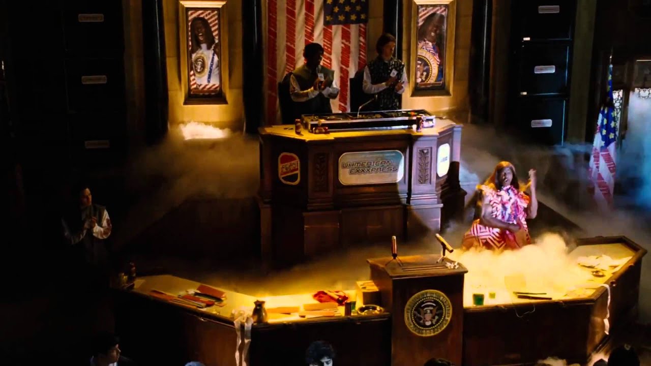 President Camacho on the State of the Uhnion stage